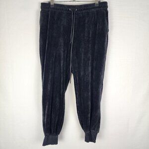 Harlowe & Graham Velour Jogger Pants L